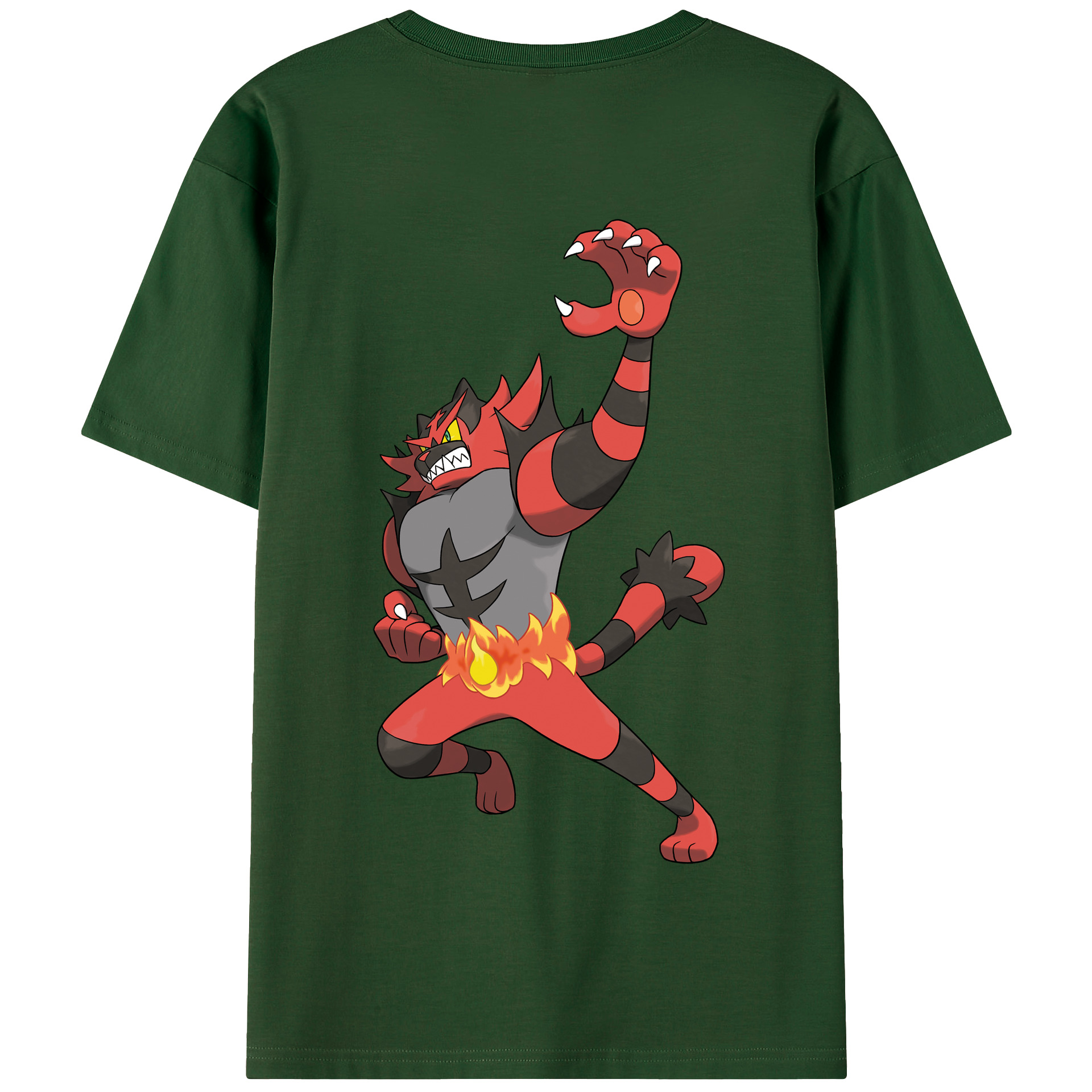 （画像用） ポケットモンスター Pokémon 綿100％半袖Tシャツ（背面プリント）